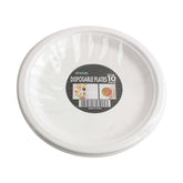 Disposable Plate(10PCS,23CM) in a clear package, perfect for parties and gatherings.